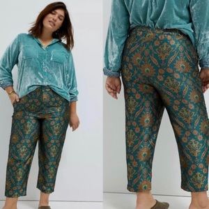 Anthropologie Maeve Melyssa Jacquard Floral Pants
Womens Small